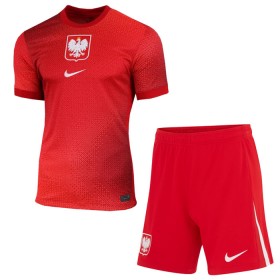 Camisetas Polonia Segunda Euro 2024 - Niño (+ Pantalones)